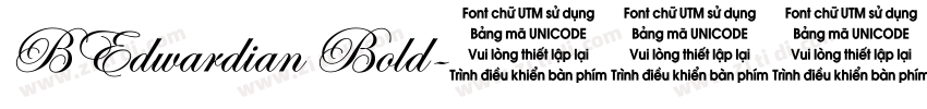 BEdwardian Bold字体转换
